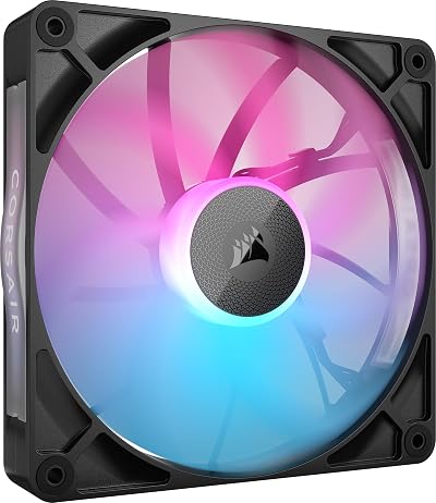 Corsair iCUE LINK RX140 RGB 140mm PWM Fan Magnetic Dome Bearing Black