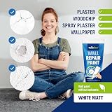 WoldoClean White Wall Touch Up Paint 225ml for Repairs with Sponge Applicator view 3