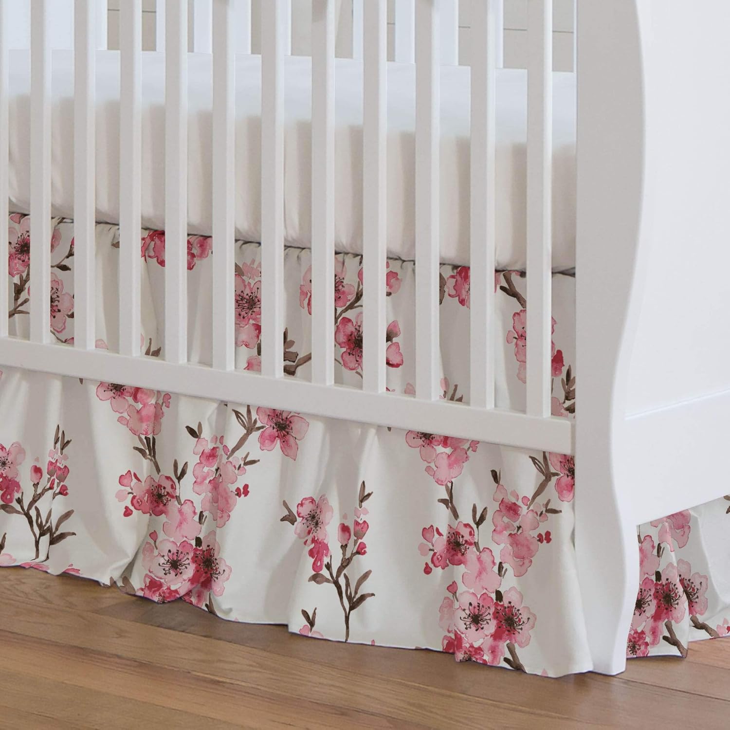 gathered crib skirt
