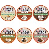Double Donut Decaf Medium Roast Coffee Pods Variety Pack - 24 Count