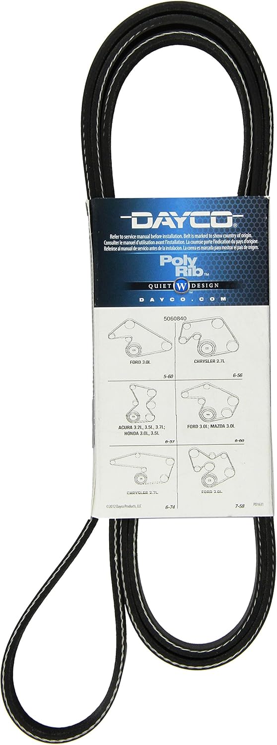 Dayco 5060840 Serpentine Belt: Automotive