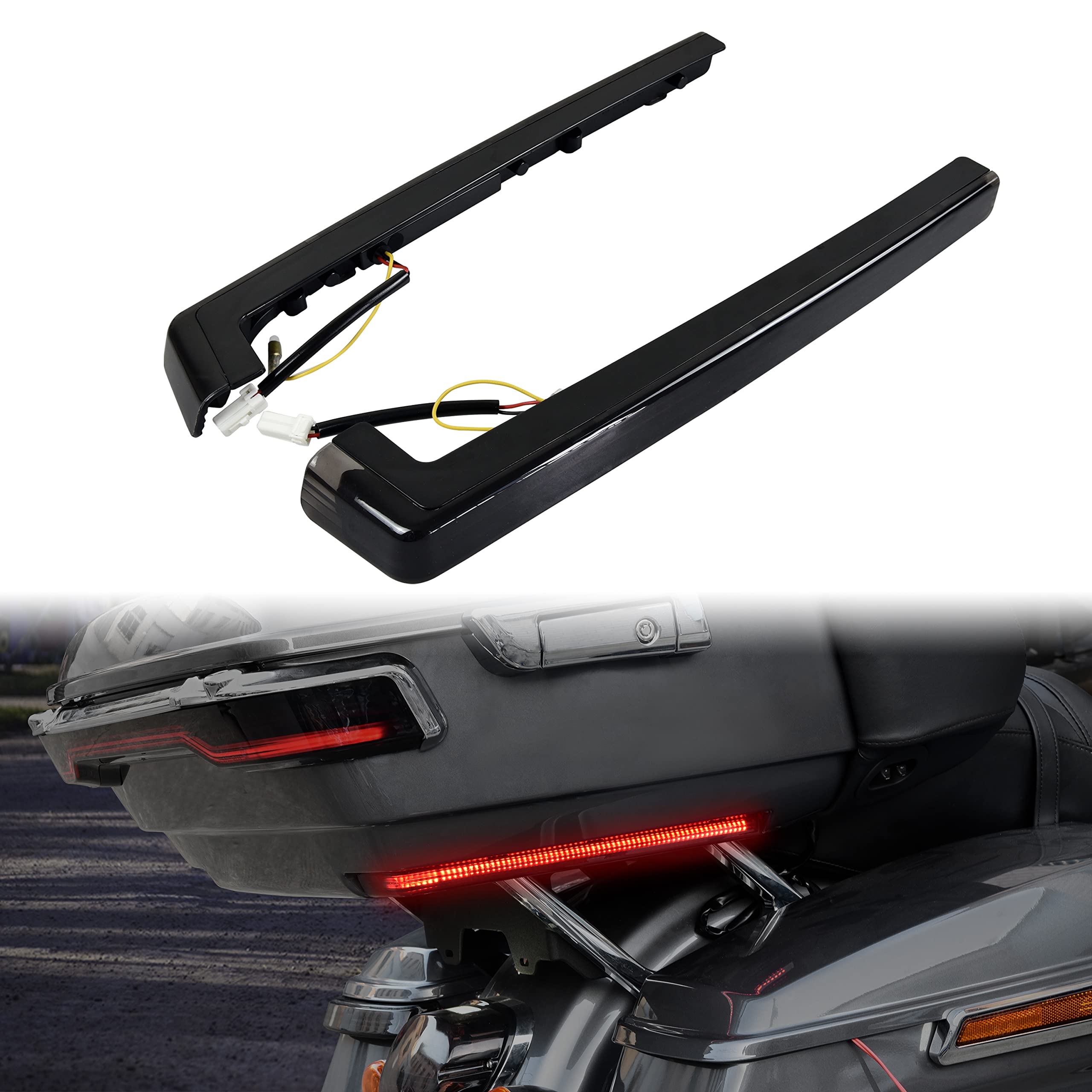 Photo 1 of ***MISSING PIECES*** Veisutor  Lens Tour Pack Accent Side Marker LED Light Kit w/Turn Signal Light for Harley Davidson Touring Road Glide Street Glide Electra Glide Ultra Limited Tri Glide CVO 2006-2024 Accessories