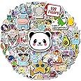 200pcs Waterproof Vinyl Stickers - Aesthetic Laptop & Water Bottle Stickers for Kids & Teens