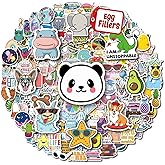 200pcs Waterproof Vinyl Stickers - Aesthetic Laptop & Water Bottle Stickers for Kids & Teens