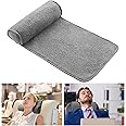 Weysat Neck Pillow for Recliner Head Pillow Adjustable Plush Pillow Neck Roll Non Slip Fleece Couch Neck Head Support Pillow for Travel Home Recliner Sofa Armchair(Gray)