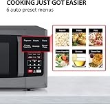 Toshiba 800W 23L Microwave Oven - Digital Display, Auto Defrost, Black view 2