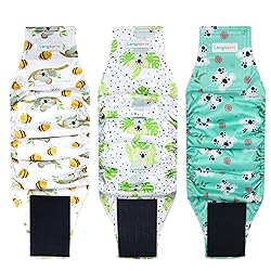 Langsprit Male Belly Bands for Dogs