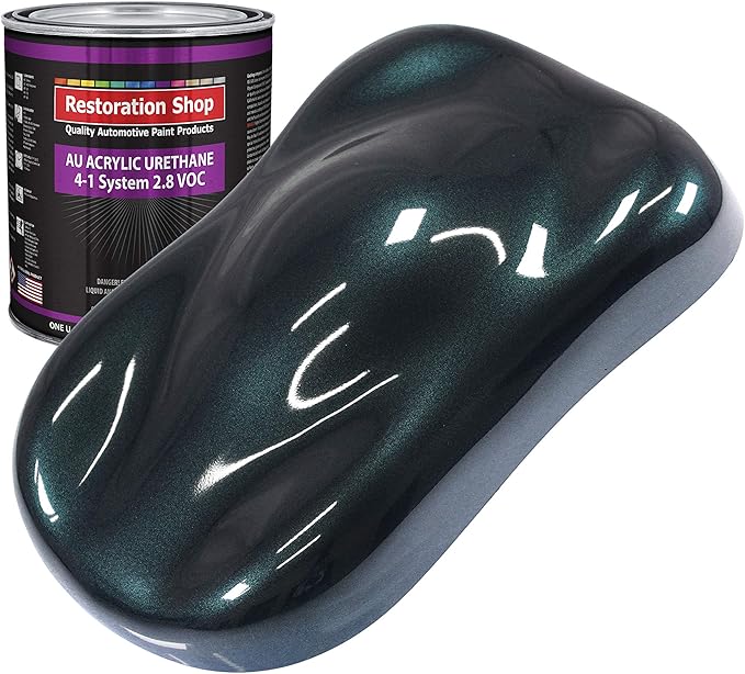 Restoration Shop Dark Turquoise Metallic Acrylic Urethane