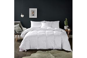 MAPLE DOWN Soft Twin Size Comforter Duvet Insert-Down Alternative Comforter Quilted with Corner Tabs for All Season-Lightweight Breathable Brushed Microfiber Machine Washable (White 68”x90”)