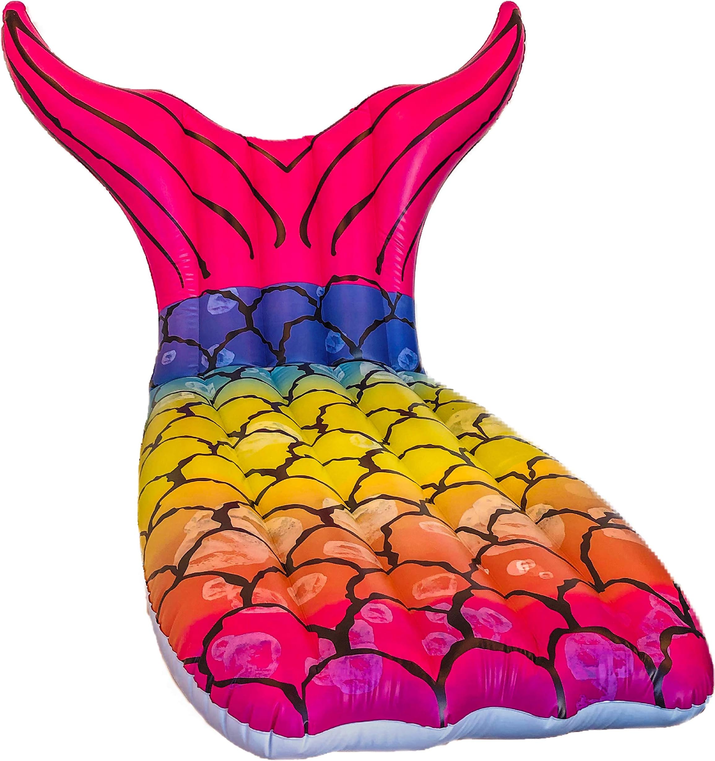 Pool Floats for Adults - Mermaid Pool Float - Large Inflatable Pool Floats for Kids and Adults - Easy Fill Valve - Huge Inflatable Floats for Pool, Beach Lake River Raft Floatie Toys Summer Fun