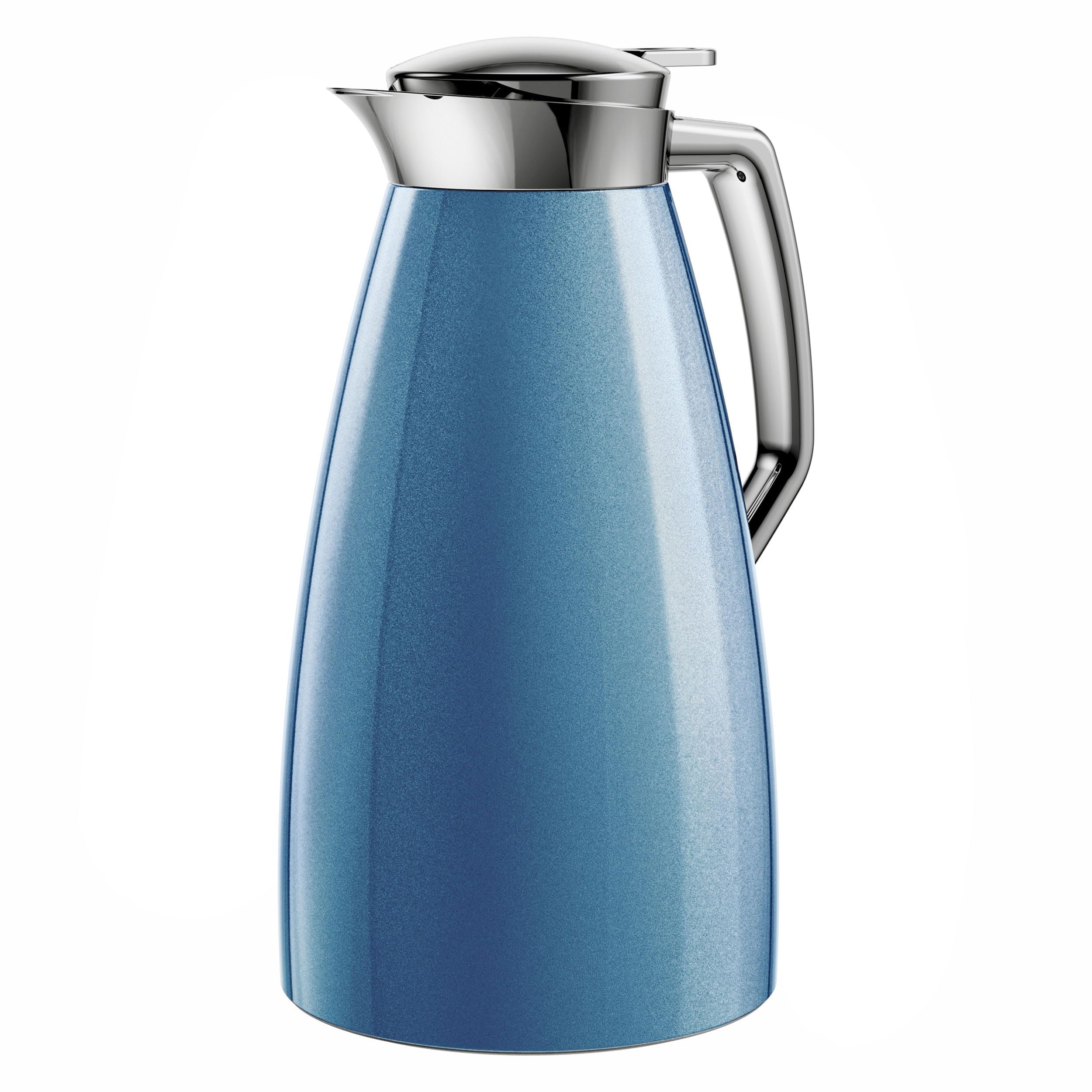 Emsa F4140400 Plaza, ABS Plastic Thermos Flask 1 Litre Blue