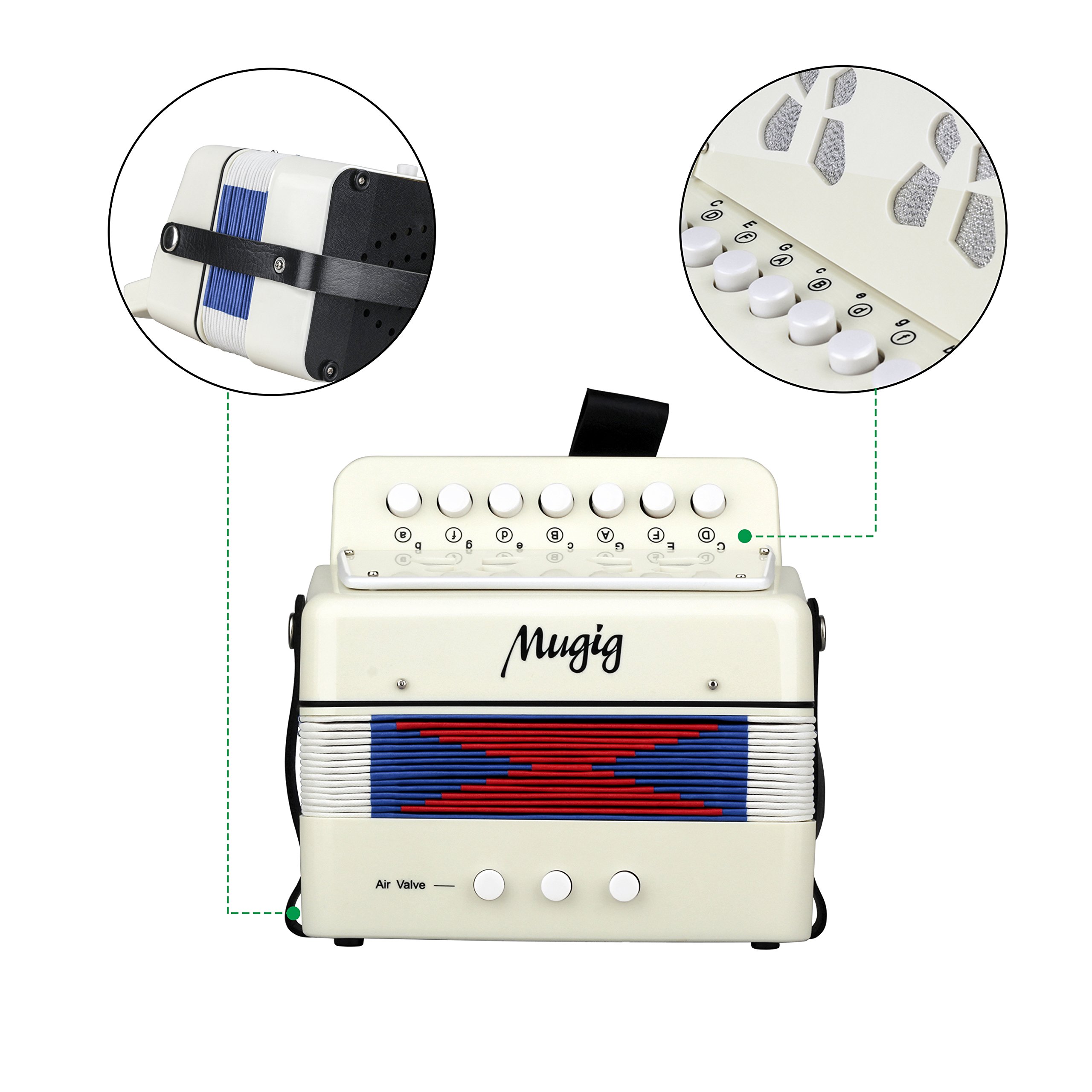 Mugig Accordion Kid\'s Accordion Solo and Ensemble Instrument