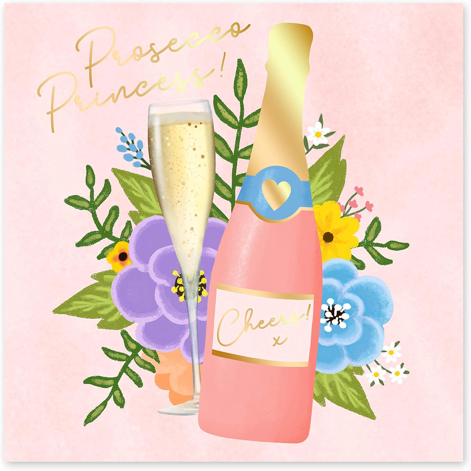 Sorella Figlia Viene Fornito Con Divertenti Adesivi Mamma Lei Donne Biglietto Di Auguri Di Compleanno Con Scritta Prosecco Princess Per Lui Fratello Uomini Nipote Central 23 Biglietti Di Auguri Carta Blocchi E