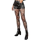 Glitzion Women’s High-Waist Fishnet Stockings for Daily Wear, Parties, Dance, Halloween, Cosplay & Plus Size Club Outfits