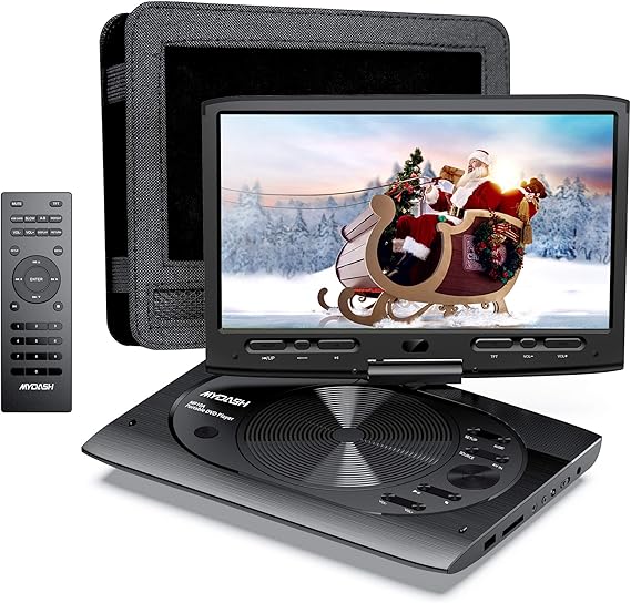 MYDASH Lecteur DVD Portable 12,5 pour Voiture et Enfants, 2020 Nouveau Lecteur CD Portable avec