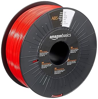 Amazon Com Amazonbasics Abs 3d Printer Filament 1 75mm Red 1 Kg Spool Industrial Scientific