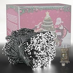 ROADAYLY Outdoor Christmas String Lights 500 LED
