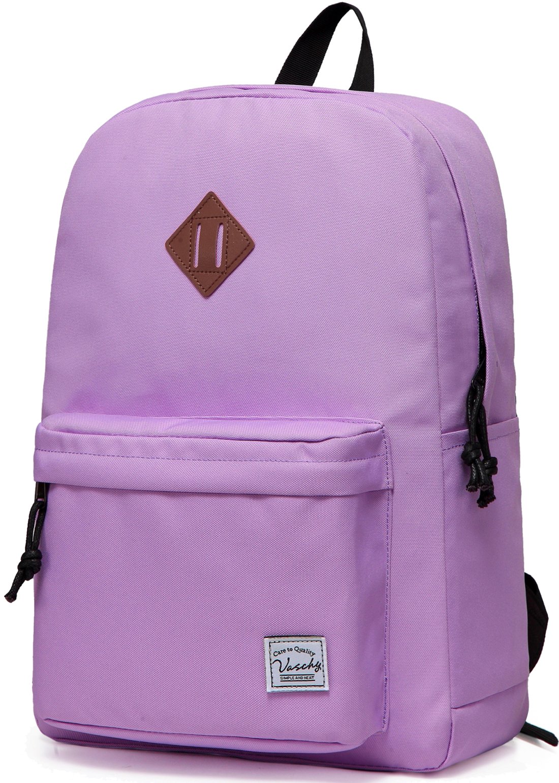 VASCHY Lightweight Water Repellent School Backpack Men's School Bag Women Children Boy Leisure for Girls School High School Teenagers College Business Travel, orchid, Taille unique, daypack backpack