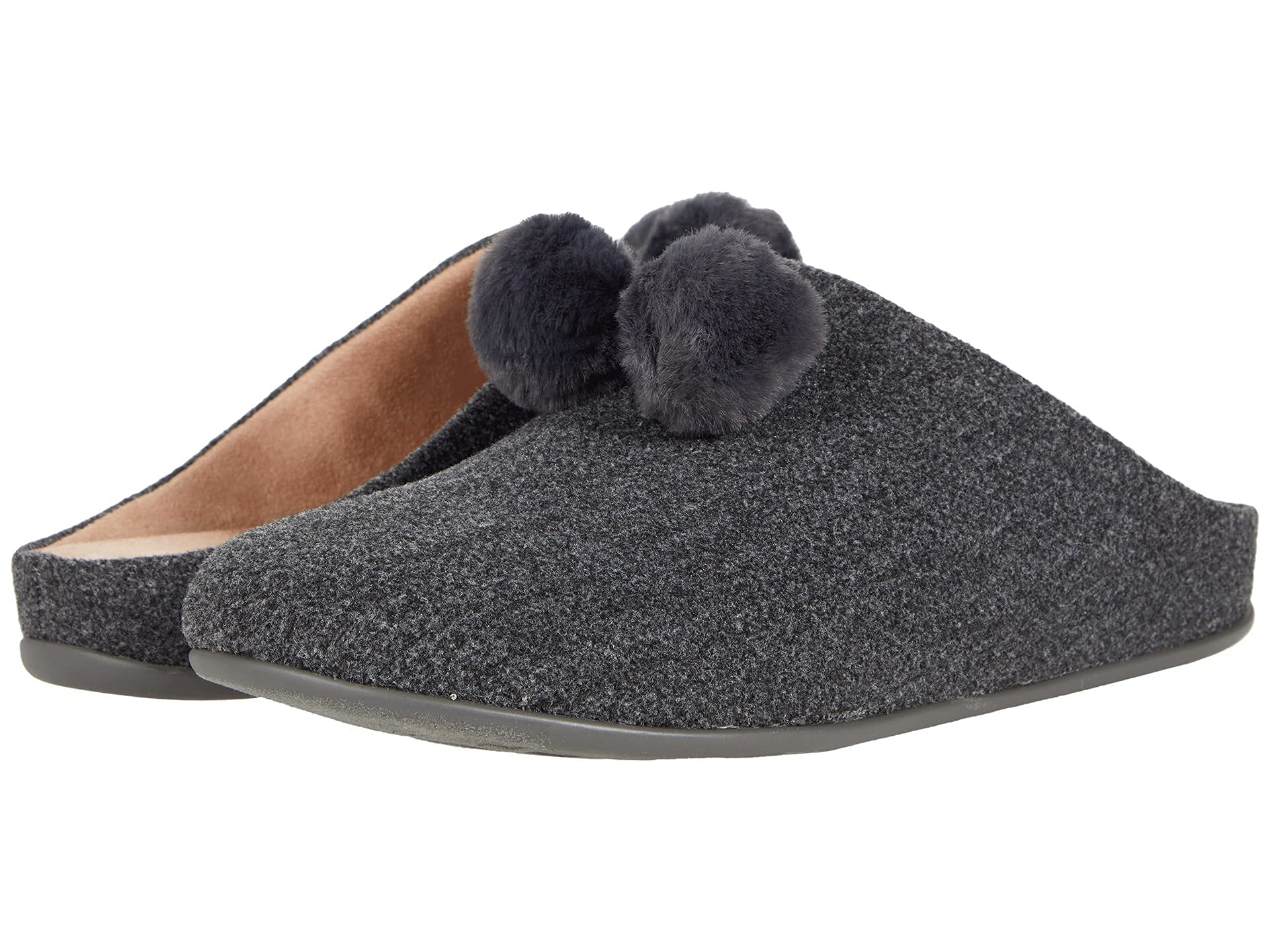 Photo 1 of Fitflop Women's Chrissie Slipper, Pewter Grey, 8.5