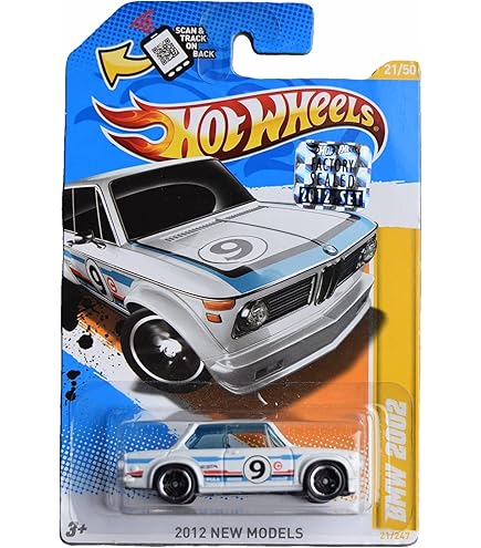 Amazon.com: HOT WHEELS WHITE BMW 2002 RARE BMW 186/250 : Toys & Games