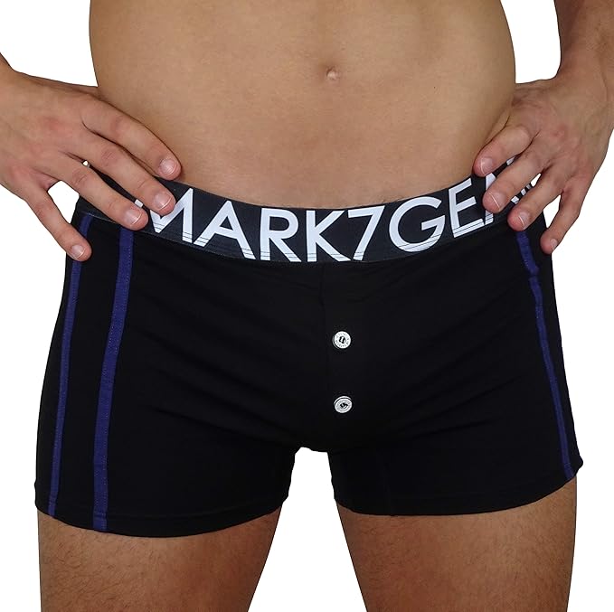 Mark7Gear - Kelson, Underwear/Loungewear Herren Pant in Night Black, mit Jock-UP Technologie