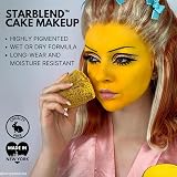 Mehron StarBlend Cake Makeup - Red 2 oz Fade Resistant Professional Face Paint view 3