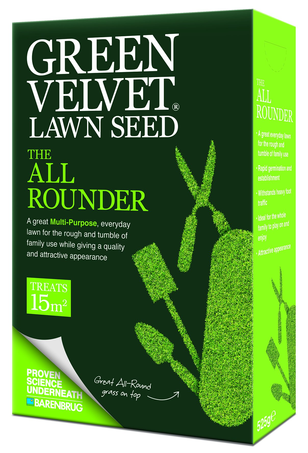 Green Velvet 525g Lawn Seed The All Rounder