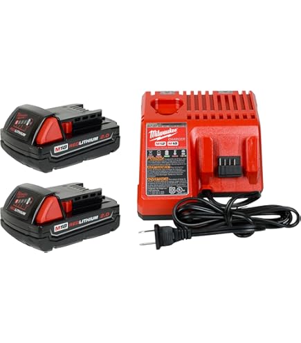 Milwaukee M18 Avec 2 Batteries 18v 8.ah + Chargeur Rapide 18v +12v