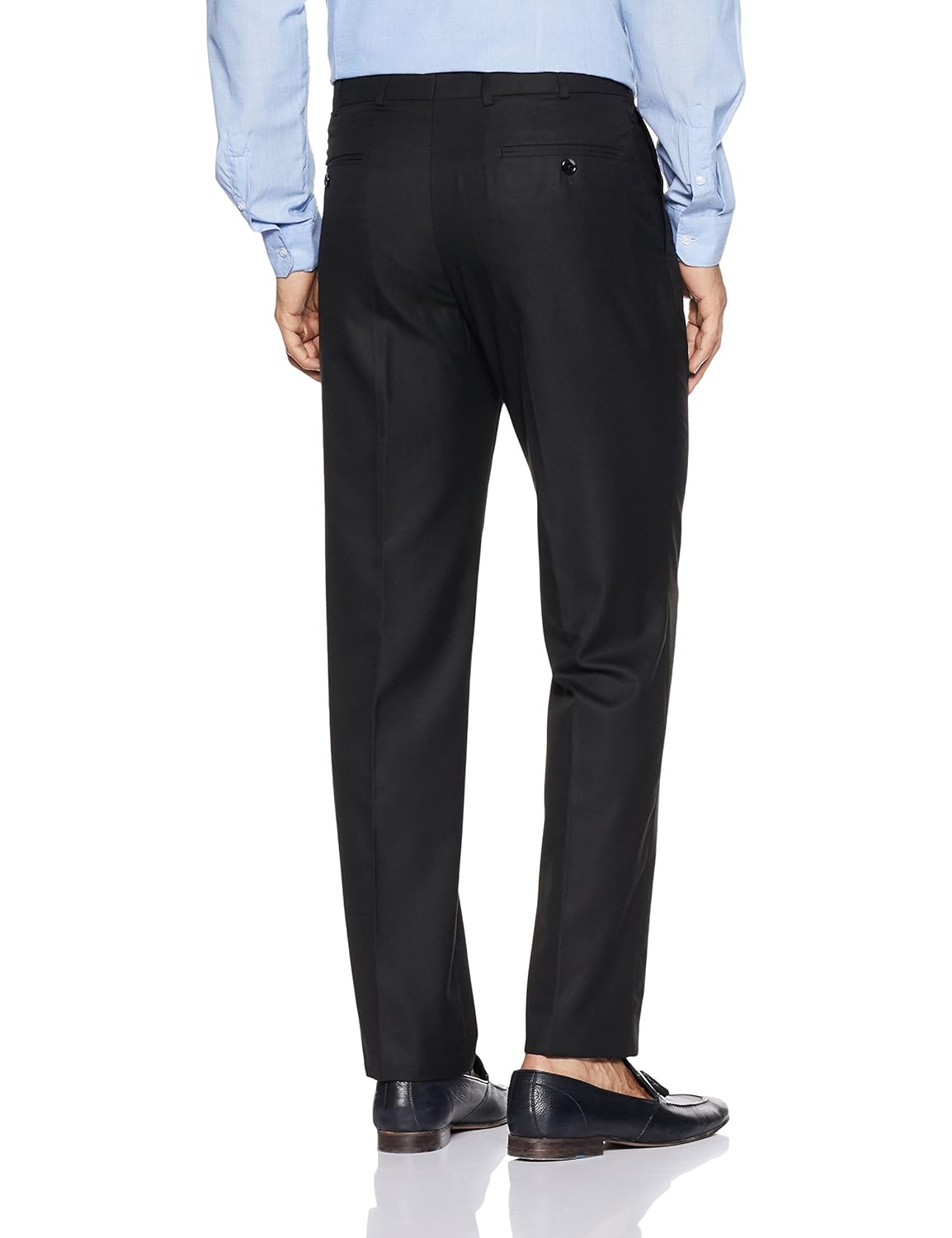 park avenue men's slim fit formal trousers