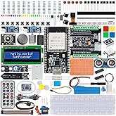 SunFounder ESP32 Ultimate Starter Kit (Compatiple with Arduino) Pinout Board with ESP32CAM, WiFi, Python C Scratch, Video Cou