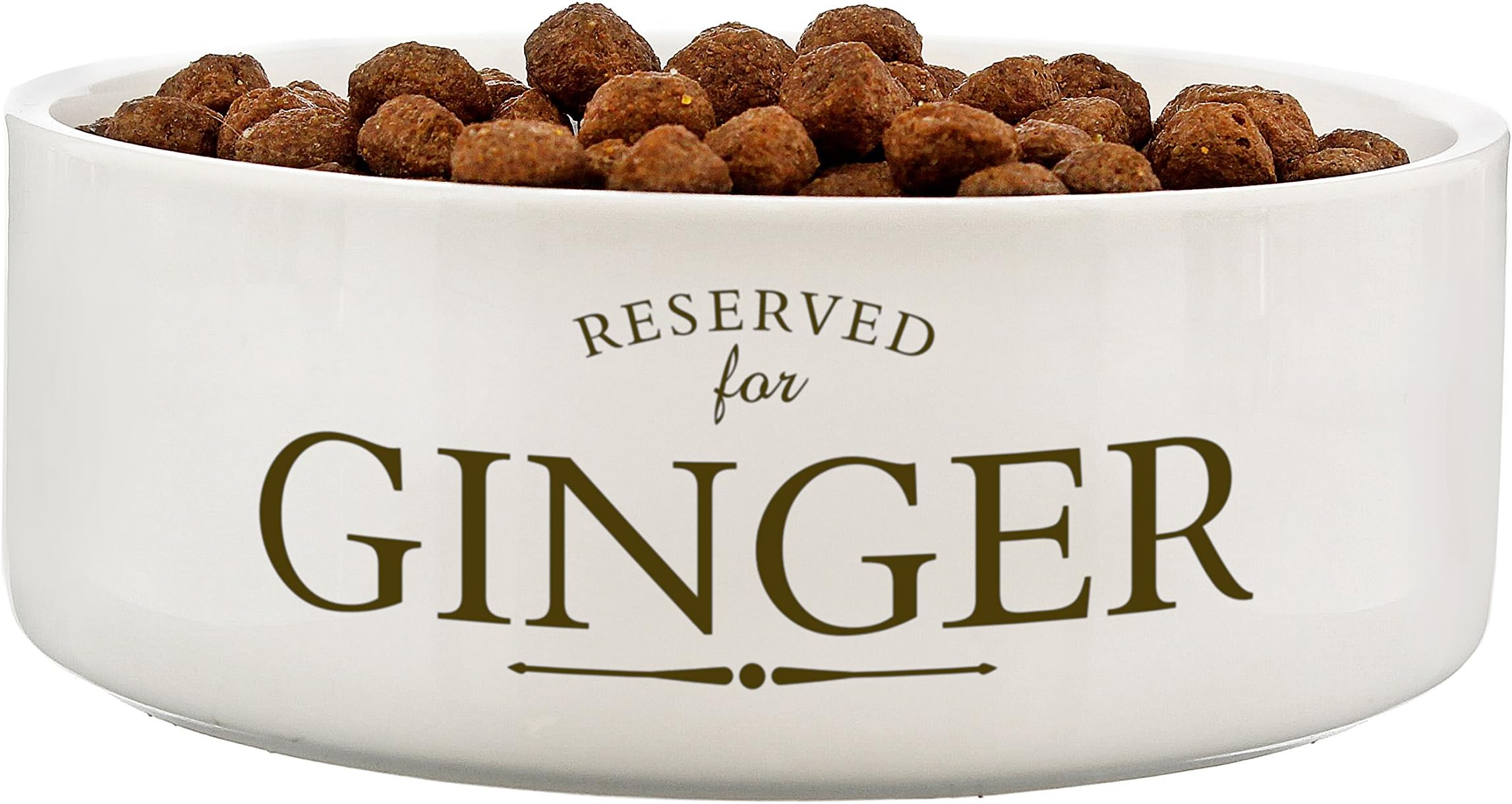 Personalised 14cm White Pet Bowl - Reserved for
