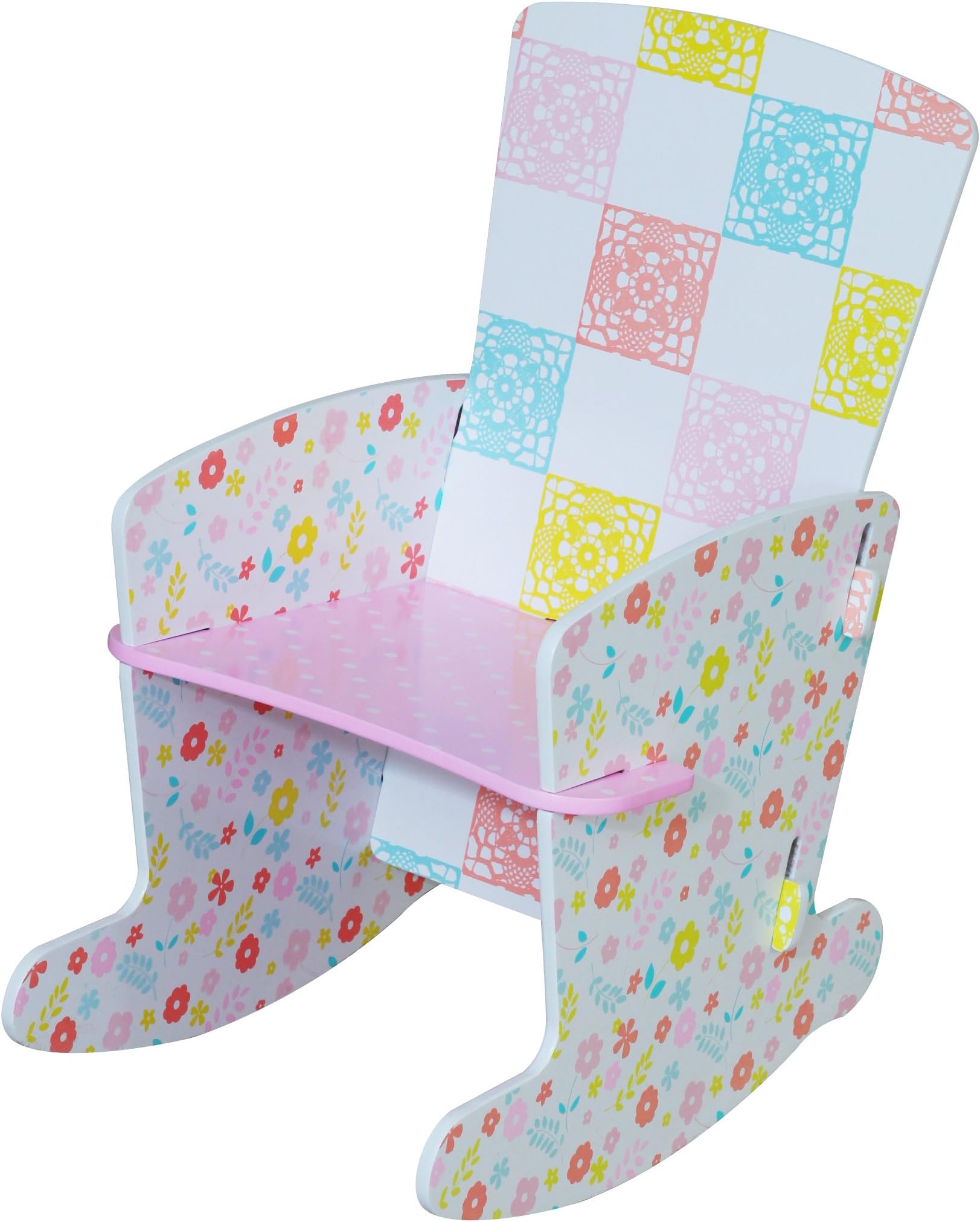 Country Cottage Kidsaw Rocking Chair, Wood, Multi, 45x40x60 cm