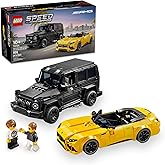 LEGO Speed Champions Mercedes-AMG G 63 & Mercedes-AMG SL 63 Building Toys - Kids Pretend Play Toy Cars for Boys & Girls, Ages
