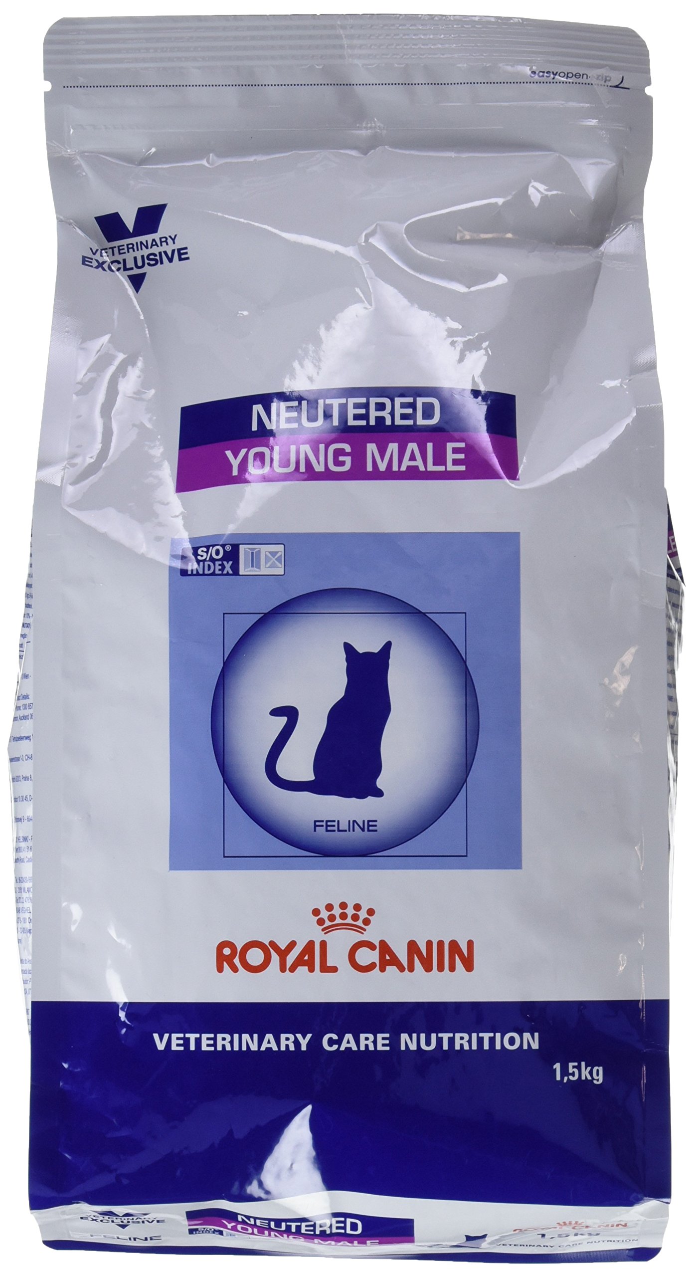 Royal Canin Vet Care Nutrition Cat Food Neutered Young Male 1.5 Kg