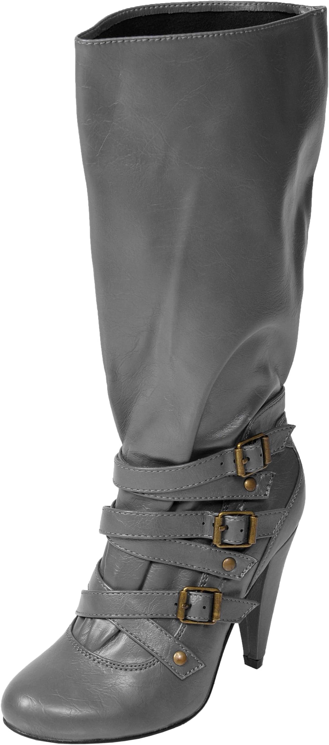 Journee Collection Buckle Accent Womens Boot
