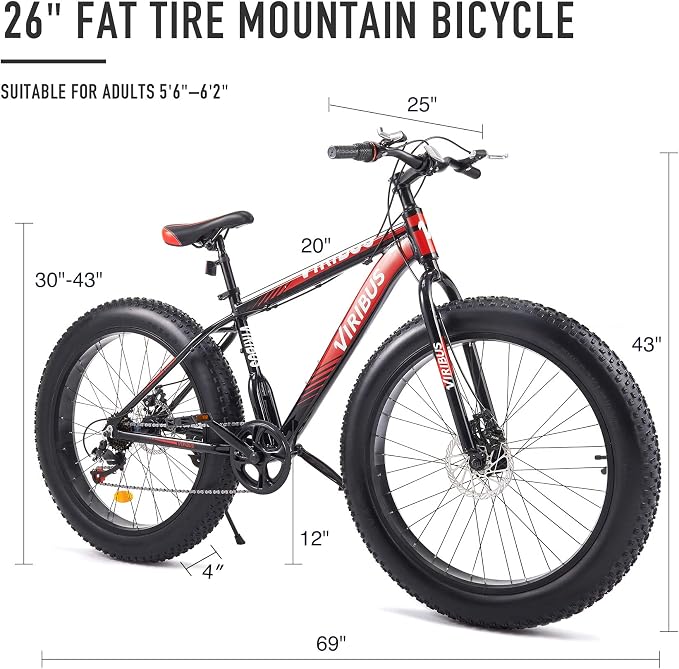 Viribus Bicycle Mountain Aluminum Adjustable