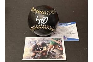 SIDSGRAPHS Luis Robert Chicago White Sox Autographed Signed Official Major League BLACK Baseball BECKETT WITNESS COA