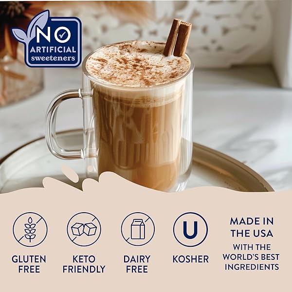 JORDAN’S SKINNY MIXES SYRUPS SUGAR FREE SYRUP, CINNAMON DOLCE SYRUP, 12.6 OZ, ZERO SUGAR AND ZERO CALORIE FLAVORING FOR COFFEE, PROTEIN SHAKE, COCKTAIL OR MOCKTAIL DRINKS AND MORE, NATURALLY SWEETENED LINE