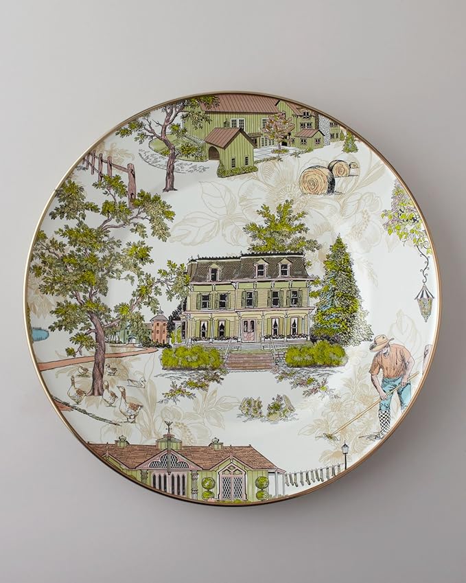 MacKenzieChilds Aurora Enamel Dinner Plate Dinner Plates