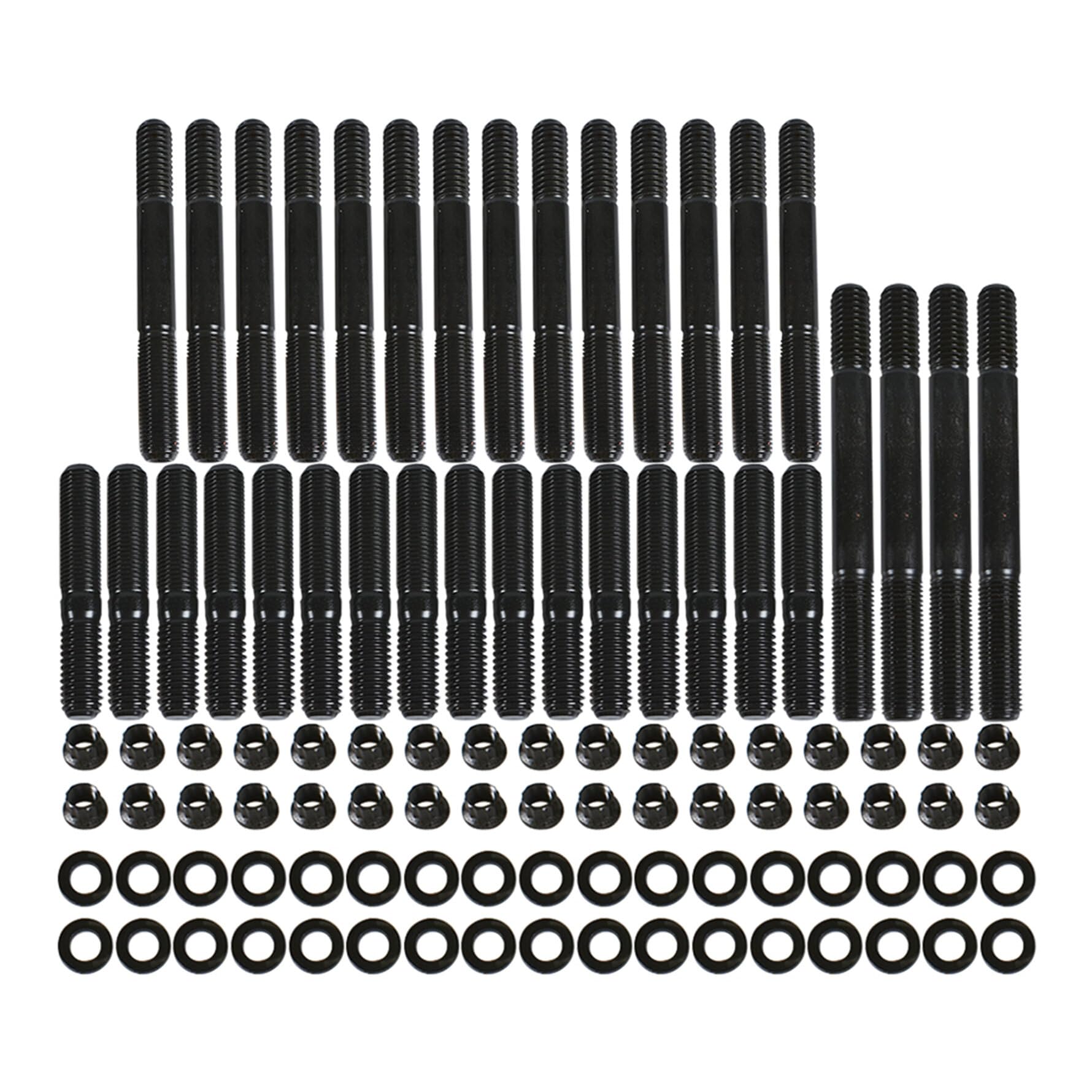 Photo 1 of munirater Cylinder Head Stud Kit PCE279.1001 Replacement for Chevy Small Block SBC 265 267 283 302 305 307 327 350 383 400 Head Studs 134-4001 2451-S