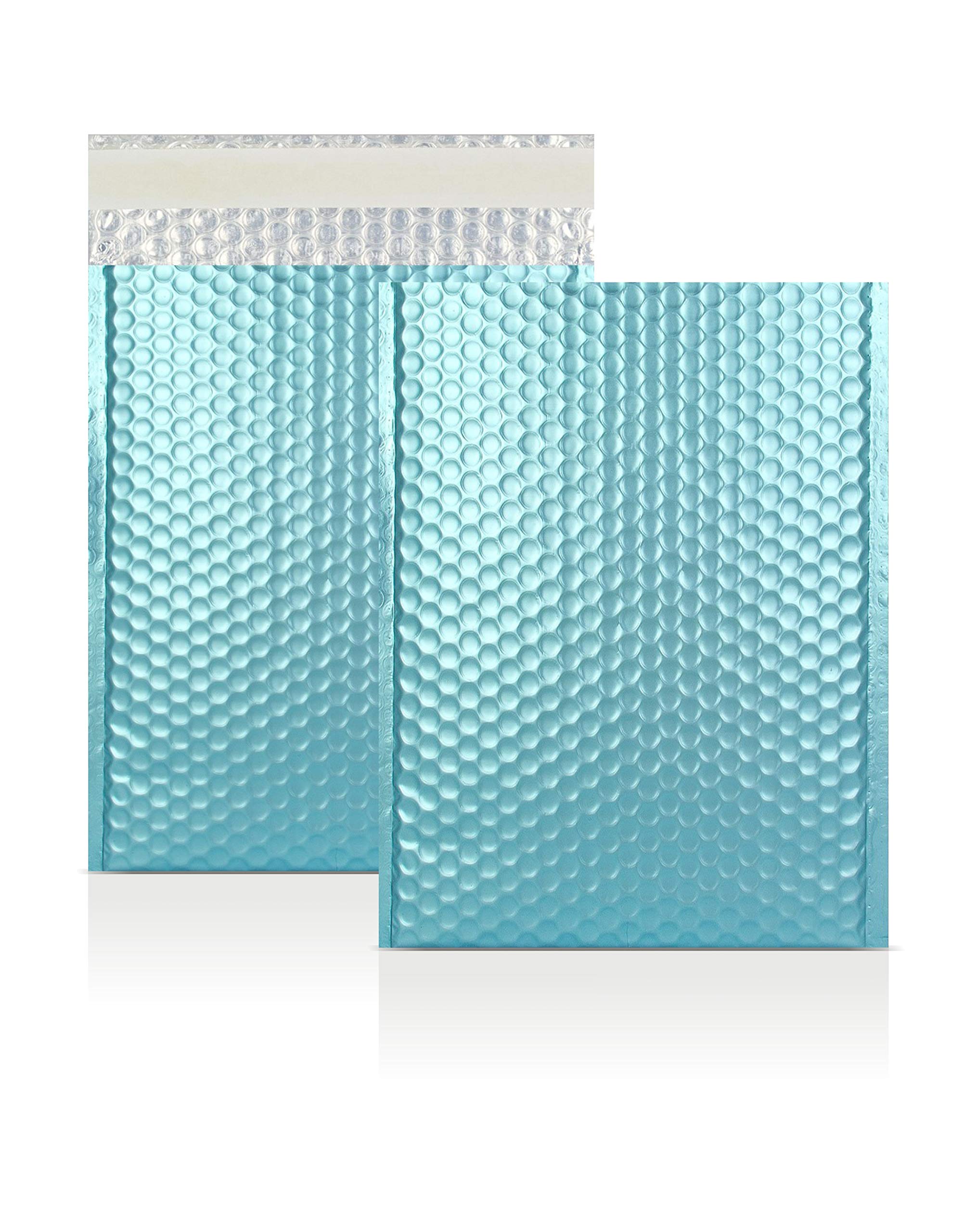 AKAR (A4/C4 324x230 mm) Ice Blue Packaging Self-Seal Bubble Plastic Mailer Postal Envelope fits A4 brochure documents Calendar (Pack of 10)