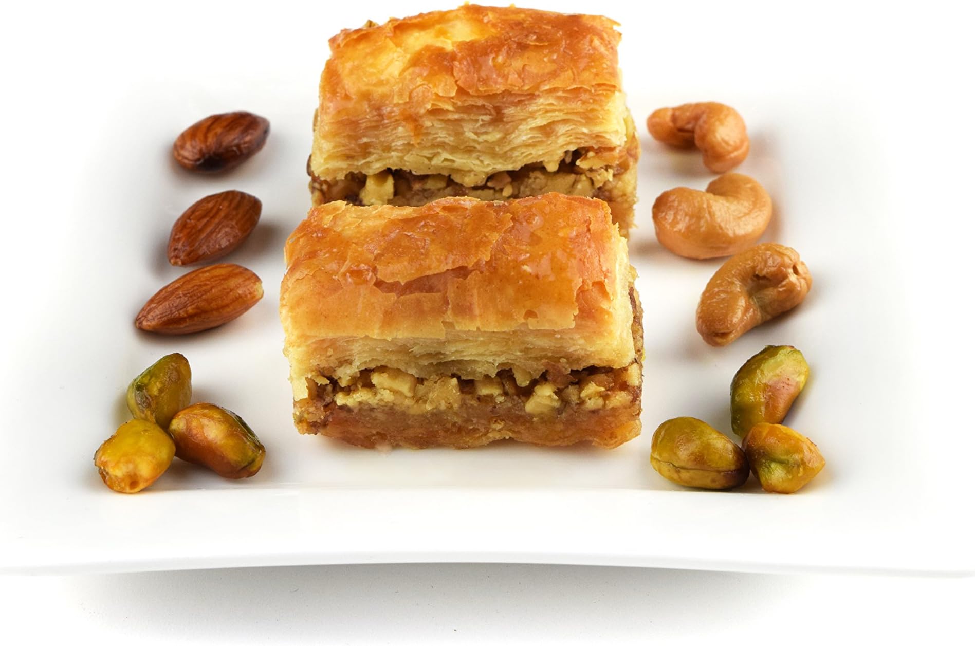 500g Baklawa Baklava Walnut Home Made Recipe Freshly Baked and Shipped UK