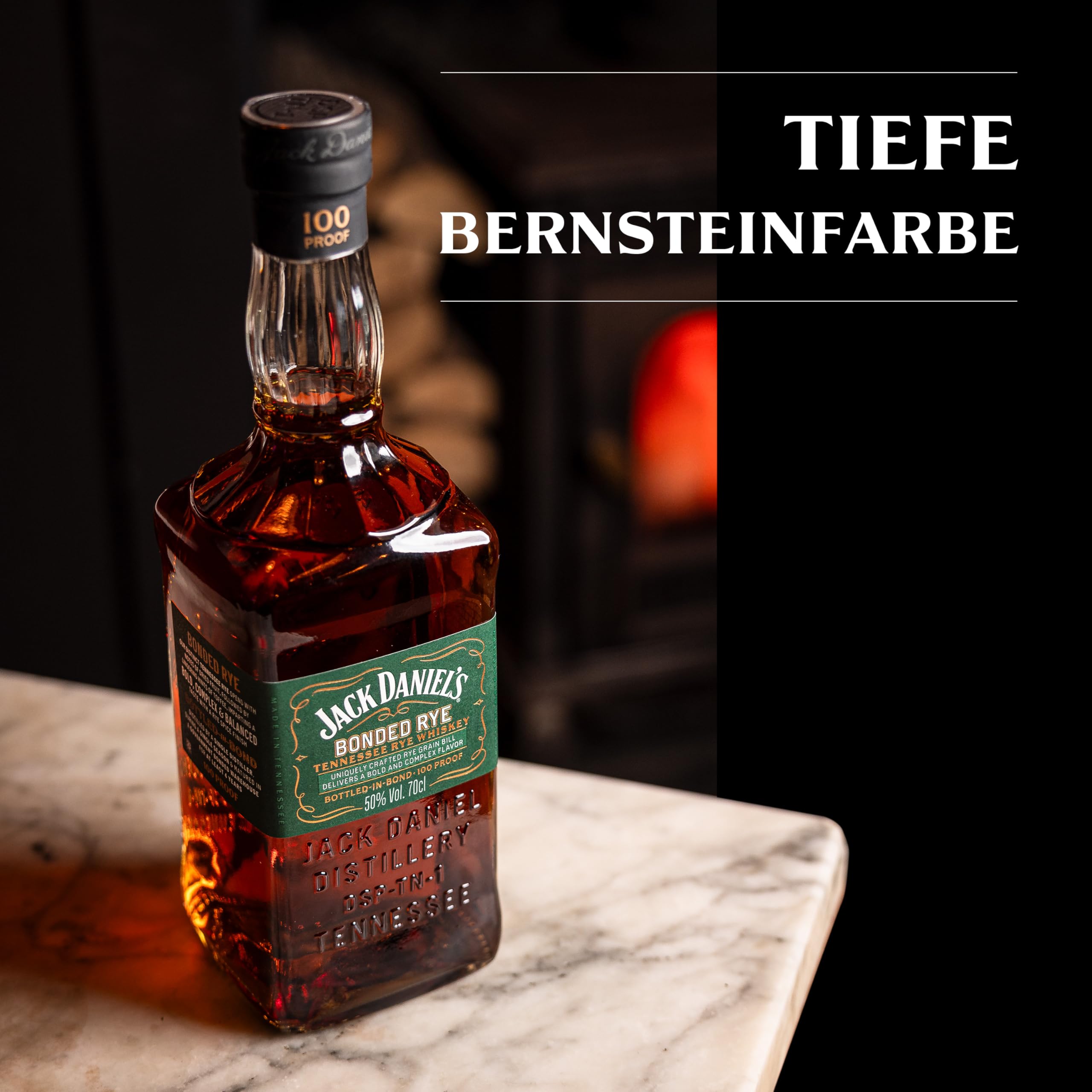 Jack Daniel's Bonded Rye - Tennessee Whiskey - Super Premium - Geschenkempfehlung- Komplexer Geschmack mit Noten von Trockenfrüchten, Toffee und Karamell-0.7L/50% Vol. 5