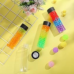 Tanlade 24 Pcs Clear Plastic Bottles Empty Sensory