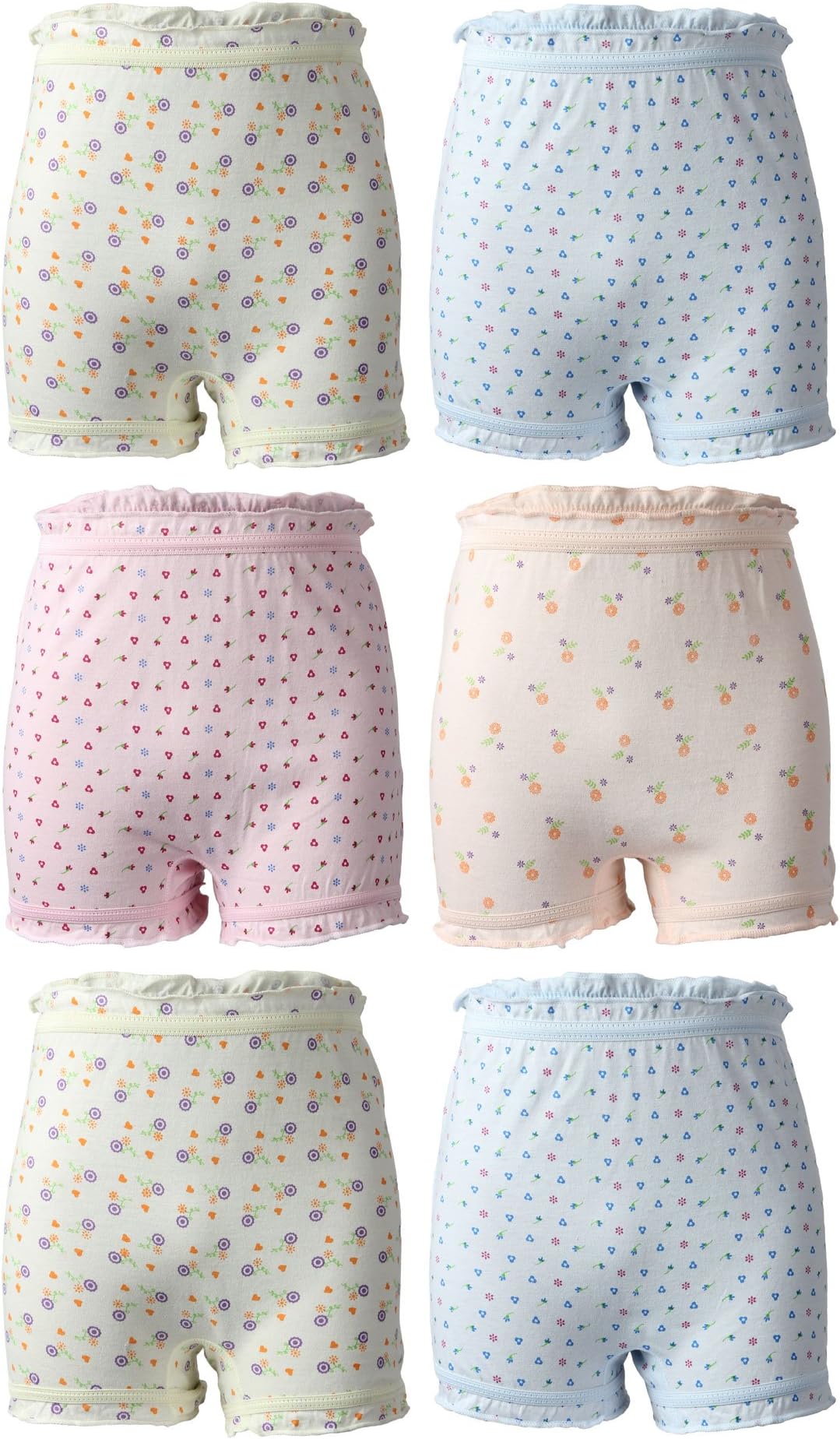 BODYCARE Girls' Cotton Bloomers (Pack of 6)