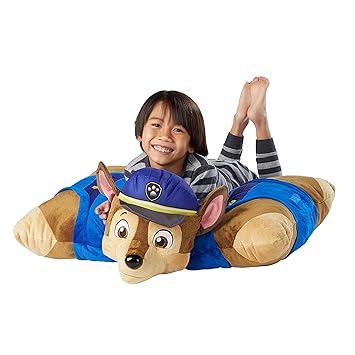 Buy Nickelodeon Paw Patrol Pillow Pets Jumboz Chase Stuffed Animal Plush Toy Online At Low Prices In India Amazon In