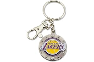 AMINCO NBA Impact Keychain - Colorful and Durable Keychain Accessories for Keys, Bags & Purses