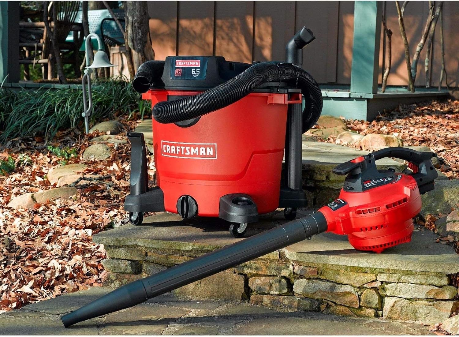 Craftsman 16Gal 6.5Peak Hp Wet/Dry Vac With Blower Amazon.co.uk DIY