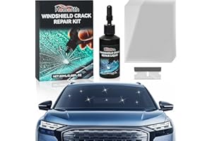 popalula Windshield Chip Repair Kit - 2025 Upgrade Car Windshield Crack Repair Kit, Glass Repair Liquid for Cracks and Chips, Rock Chip Repair Kit for Fix Windows, Mirrors, Glasses, All Crack Types