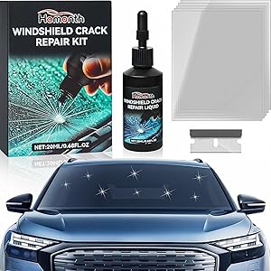 popalula Windshield Chip Repair Kit - 2025 Upgrade Car Windshield Crack Repair Kit, Glass Repair Liq...